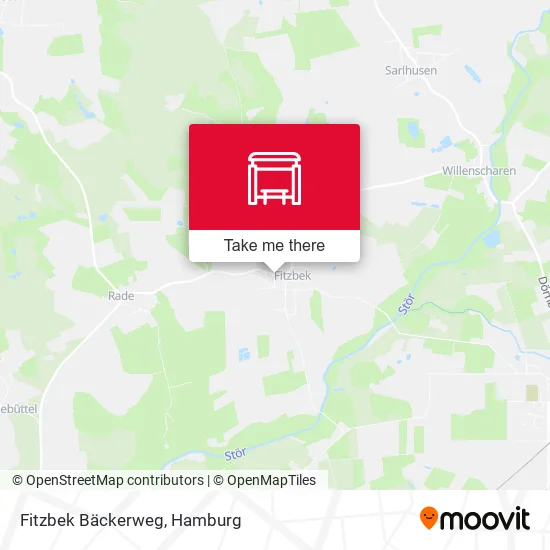 Карта Fitzbek Bäckerweg