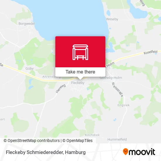 Карта Fleckeby Schmiederedder