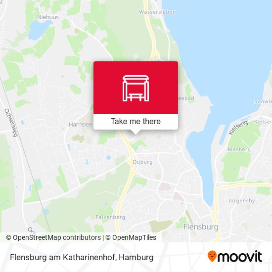 Flensburg am Katharinenhof map