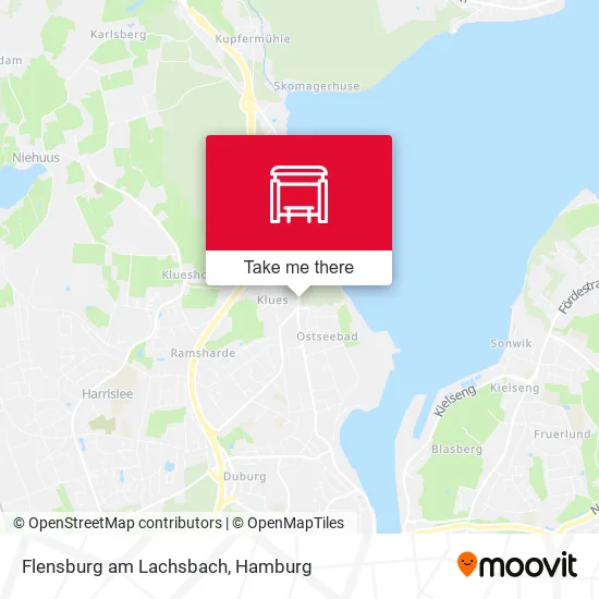 Карта Flensburg am Lachsbach