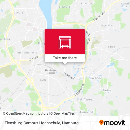 Карта Flensburg Campus Hochschule