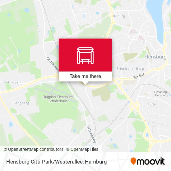 Flensburg Citti-Park / Westerallee map