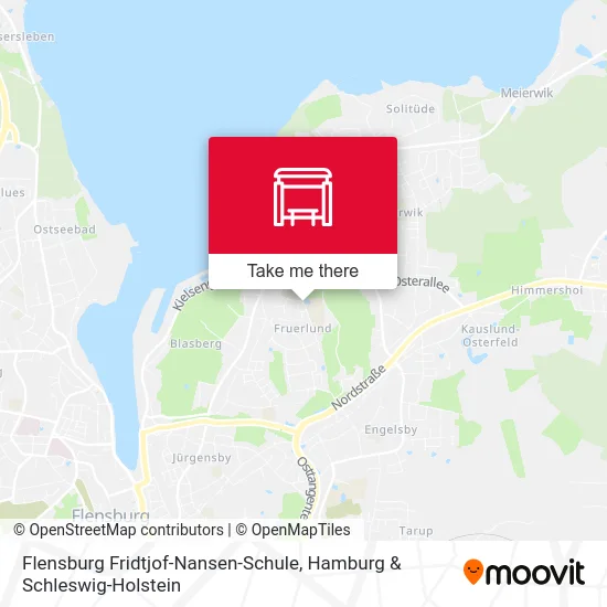 Карта Flensburg Fridtjof-Nansen-Schule