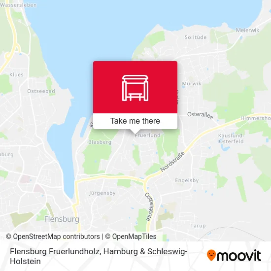 Карта Flensburg Fruerlundholz