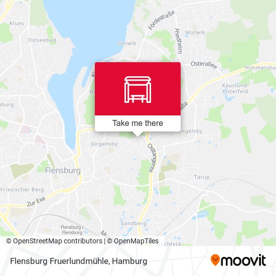 Flensburg Fruerlundmühle map