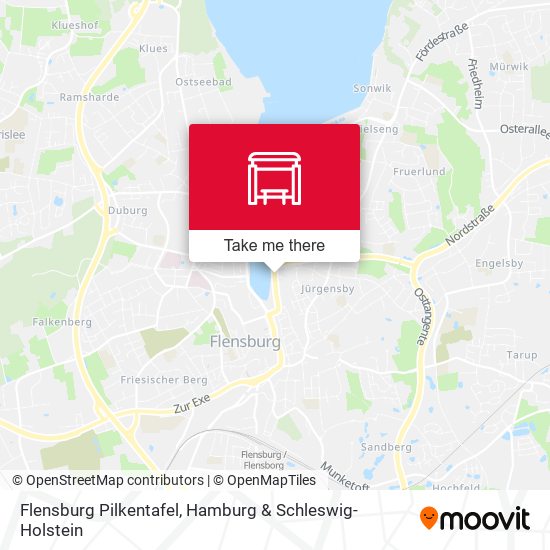 Flensburg Pilkentafel map