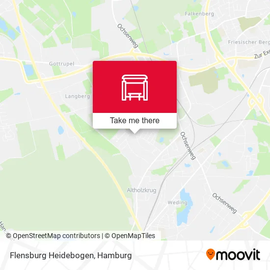 Карта Flensburg Heidebogen