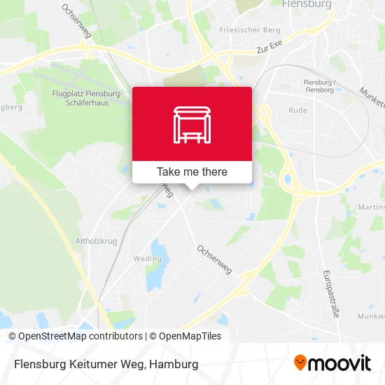 Карта Flensburg Keitumer Weg