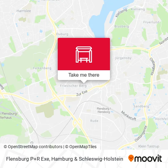 Карта Flensburg P+R Exe