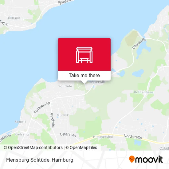 Карта Flensburg Solitüde