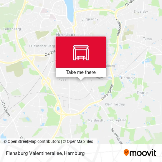 Карта Flensburg Valentinerallee