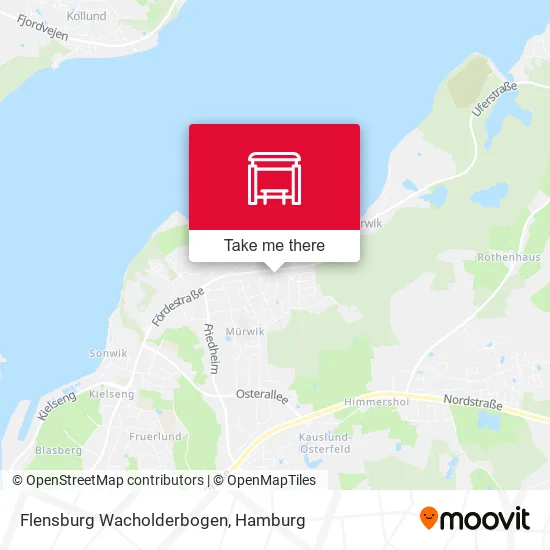 Карта Flensburg Wacholderbogen