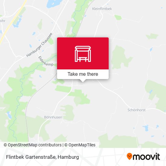 Flintbek Gartenstraße map