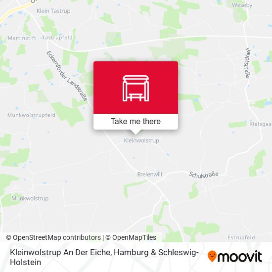 Kleinwolstrup An Der Eiche map