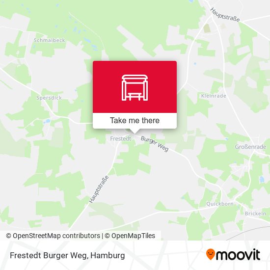 Frestedt Burger Weg map