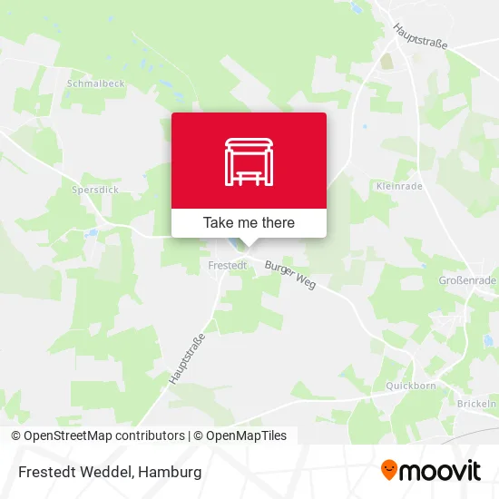 Карта Frestedt Weddel