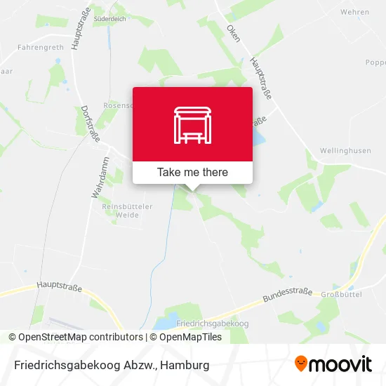 Карта Friedrichsgabekoog Abzw.