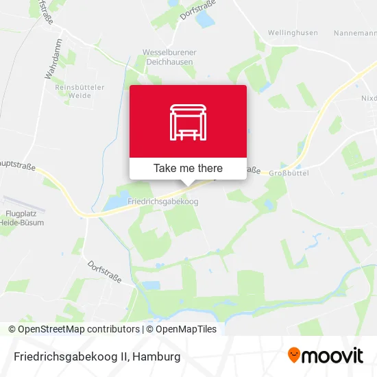 Карта Friedrichsgabekoog II