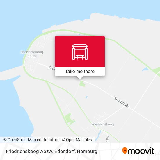 Карта Friedrichskoog Abzw. Edendorf