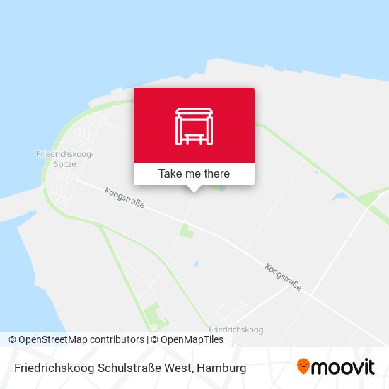 Friedrichskoog Schulstraße West map