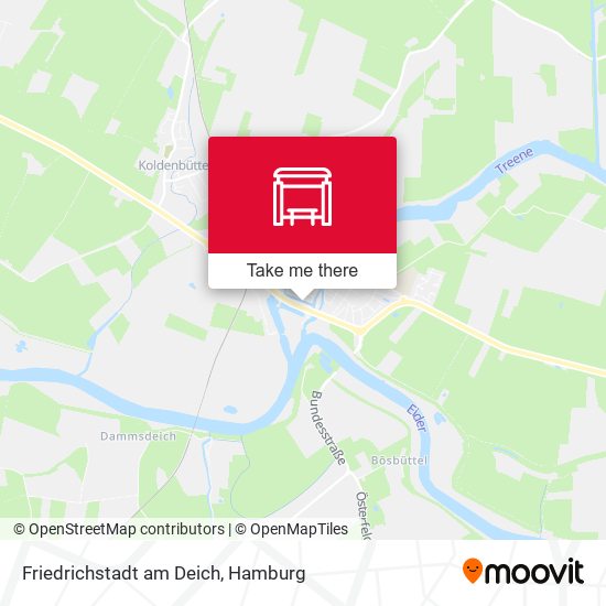 Friedrichstadt am Deich map