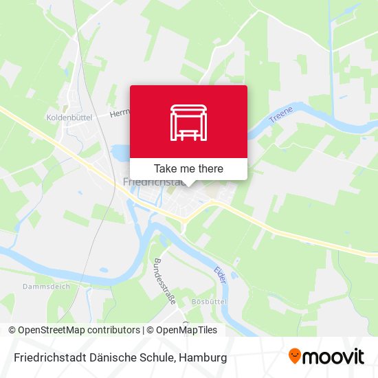 Friedrichstadt Dänische Schule map
