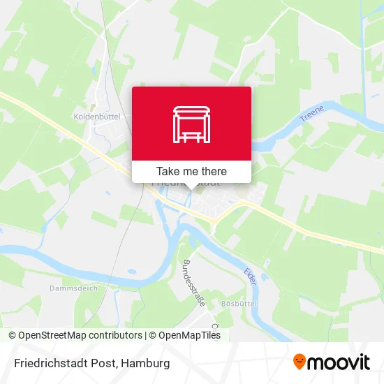 Карта Friedrichstadt Post