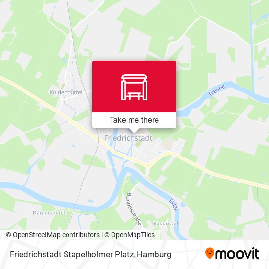 Friedrichstadt Stapelholmer Platz map