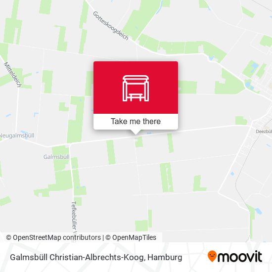 Galmsbüll Christian-Albrechts-Koog map