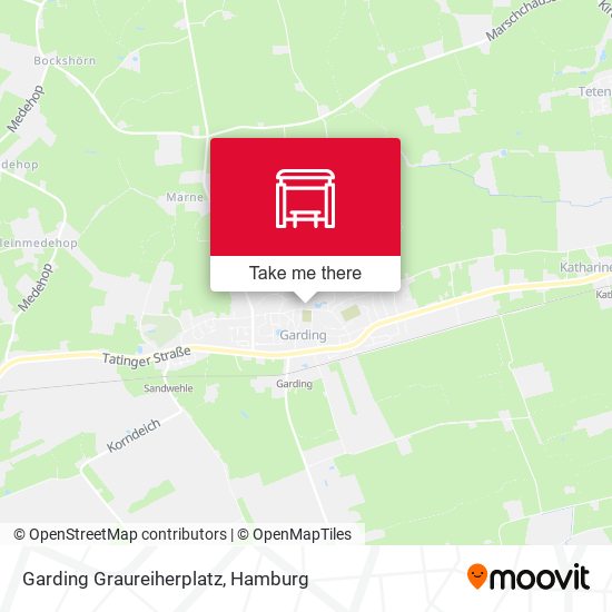 Garding Graureiherplatz map