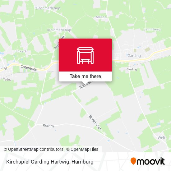 Kirchspiel Garding Hartwig map