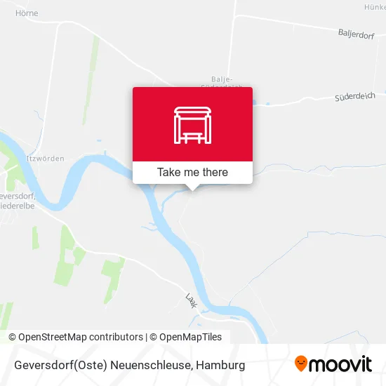 Карта Geversdorf(Oste) Neuenschleuse