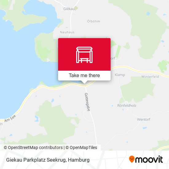 Giekau Parkplatz Seekrug map
