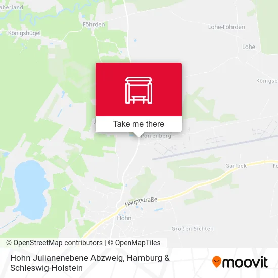 Карта Hohn Julianenebene Abzweig
