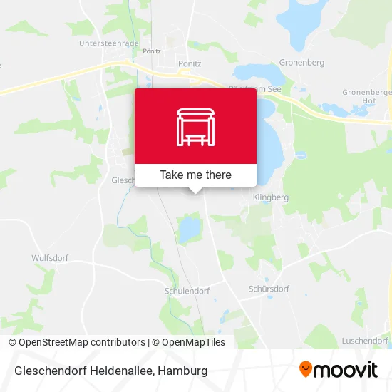 Карта Gleschendorf Heldenallee