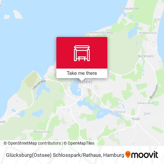 Glücksburg(Ostsee) Schlosspark / Rathaus map