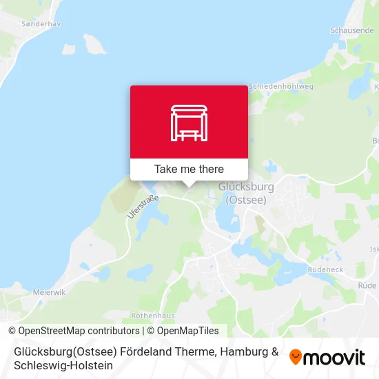 Glücksburg(Ostsee) Fördeland Therme map