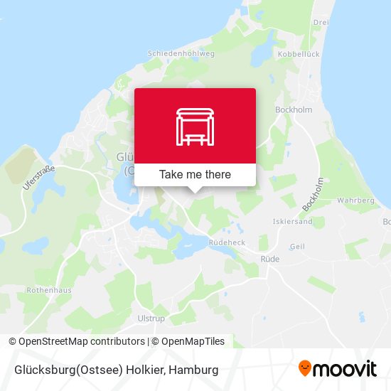 Glücksburg(Ostsee) Holkier map