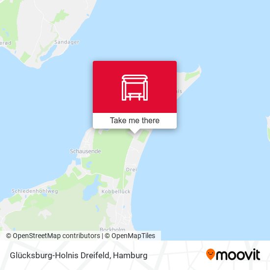 Glücksburg-Holnis Dreifeld map