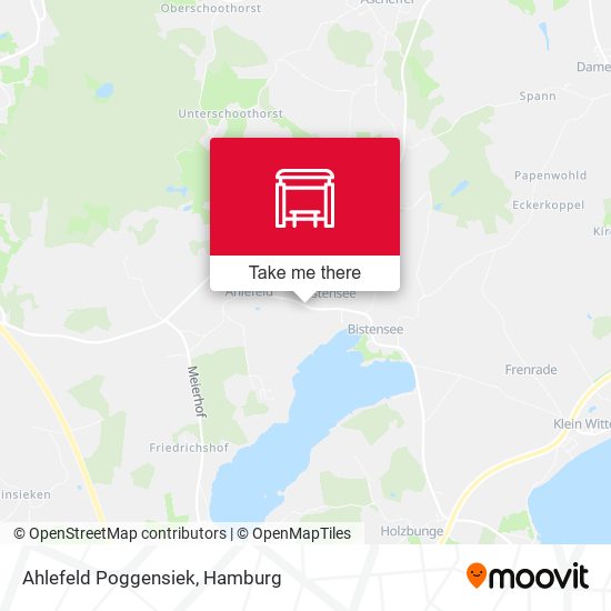 Ahlefeld Poggensiek map