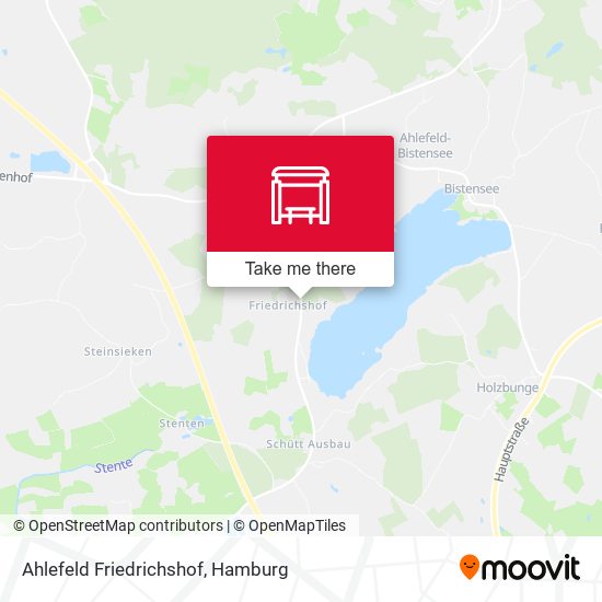 Ahlefeld Friedrichshof map
