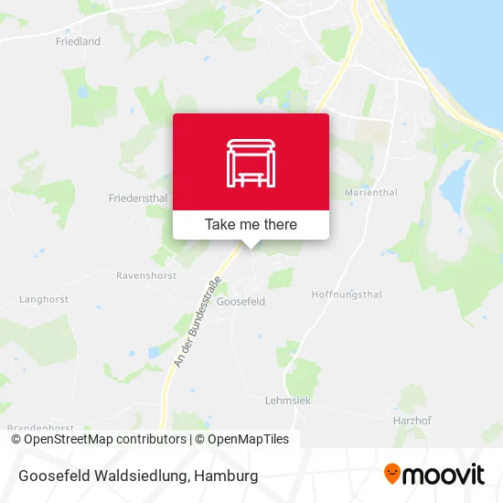 Карта Goosefeld Waldsiedlung