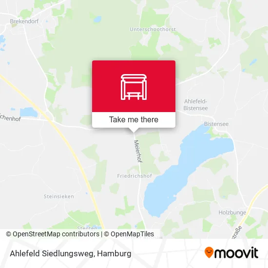 Карта Ahlefeld Siedlungsweg