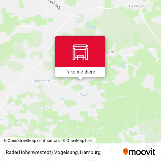 Карта Rade(Hohenwestedt) Vogelsang