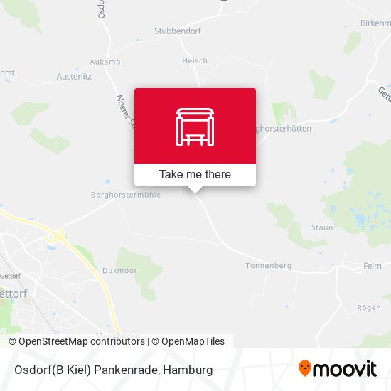 Osdorf(B Kiel) Pankenrade map