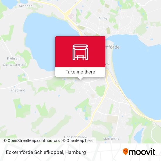 Eckernförde Schiefkoppel map