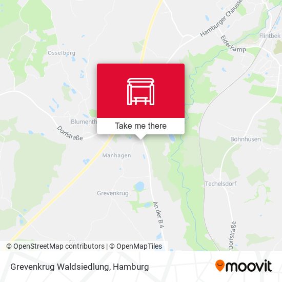 Grevenkrug Waldsiedlung map