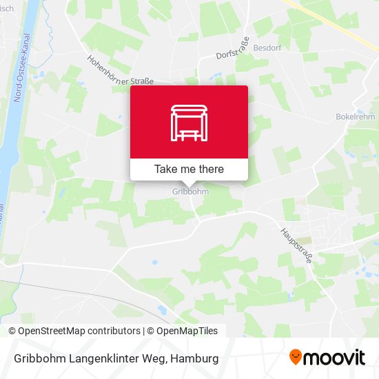 Gribbohm Langenklinter Weg map