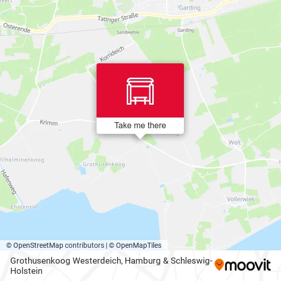 Карта Grothusenkoog Westerdeich