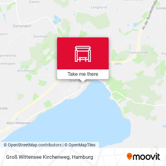 Groß Wittensee Kirchenweg map